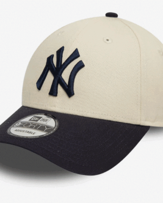 New Era New York Yankees Colour Block Cream 9FORTY Adjustable Cap 60595215