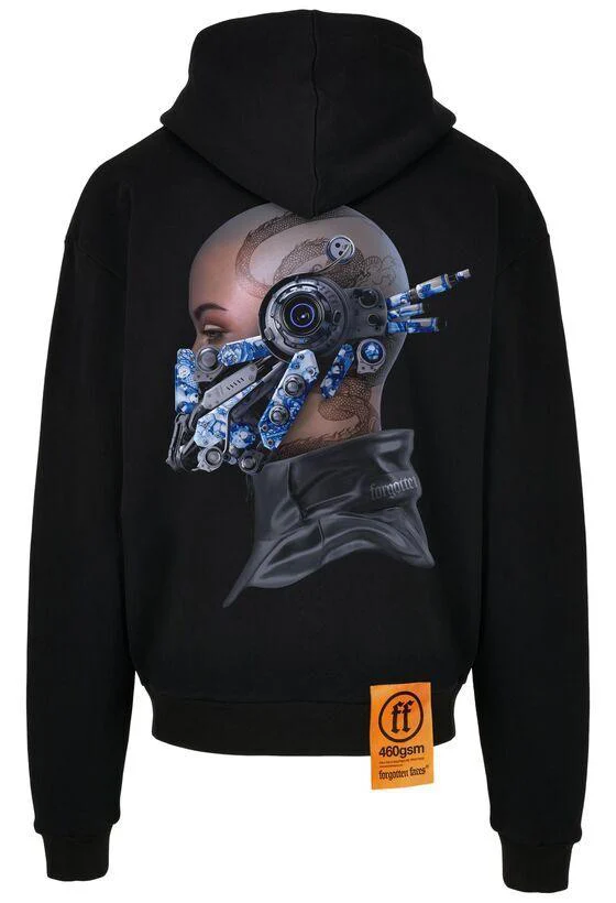 Forgotten Faces The Mask Ultra Heavy Cotton Box Hoody black FOF0024-00007 - Image 6