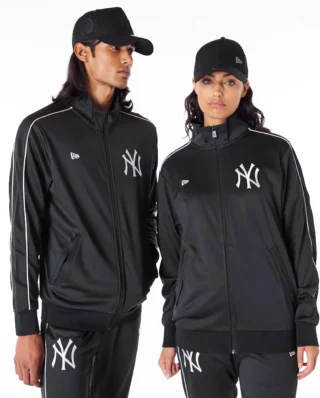 New Era New York Yankees MLB Track Top Black Track Jacket 60564824 - NEW ERA