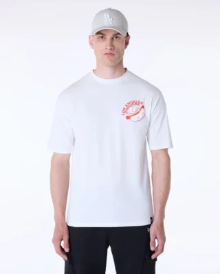 New Era Los Angeles Dodgers MLB Food Graphic T-Shirt Off White 60596212