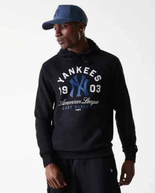 New Era New York Yankees MLB Wordmark Black Pullover Hoodie 60684294