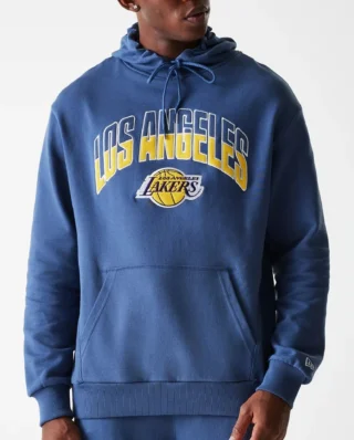 New Era Oversized LA Lakers NBA Arch Graphic Sweatshirt 60684508