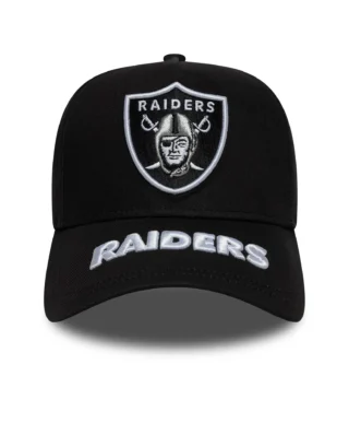 60691073_1_1920x NEW ERA LAS VEGAS RAIDERS MLB VISOR HIT BLACK 9FORTY E-FRAME ADJUSTABLE CAP 60691073 - NEW ERA