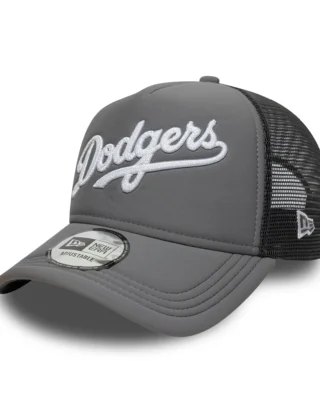 NEW ERA LOS ANGELES DODGERS MLB GREY BLACK UVA-FRAME TRUCKER 60691183