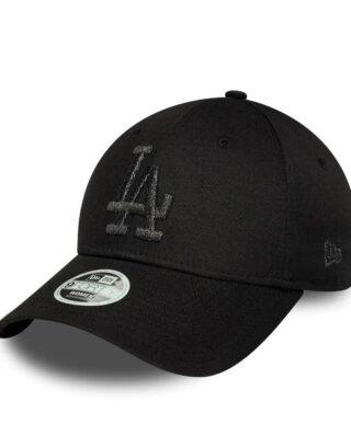 New Era LA Dodgers Womens MLB Metallic Logo Black 9FORTY Adjustable Cap 60691412