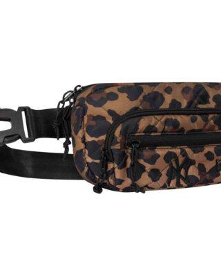New Era New York Yankees MLB Leopard Quilted All Over Print Waist Bag 60758532 H14cm x W7cm x D23cm - NEW ERA