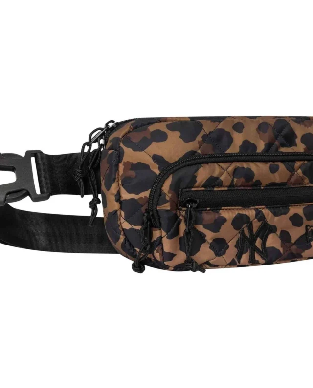 60758532-2_2048x2048 New Era New York Yankees MLB Leopard Quilted All Over Print Waist Bag 60758532 H14cm x W7cm x D23cm - NEW ERA