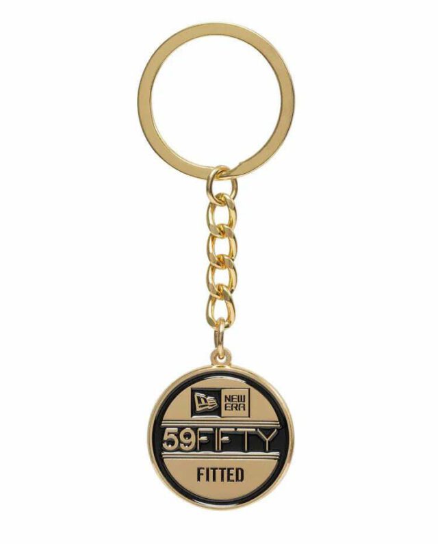New Era 59Fifty Sticker Keychain Gold 60758545