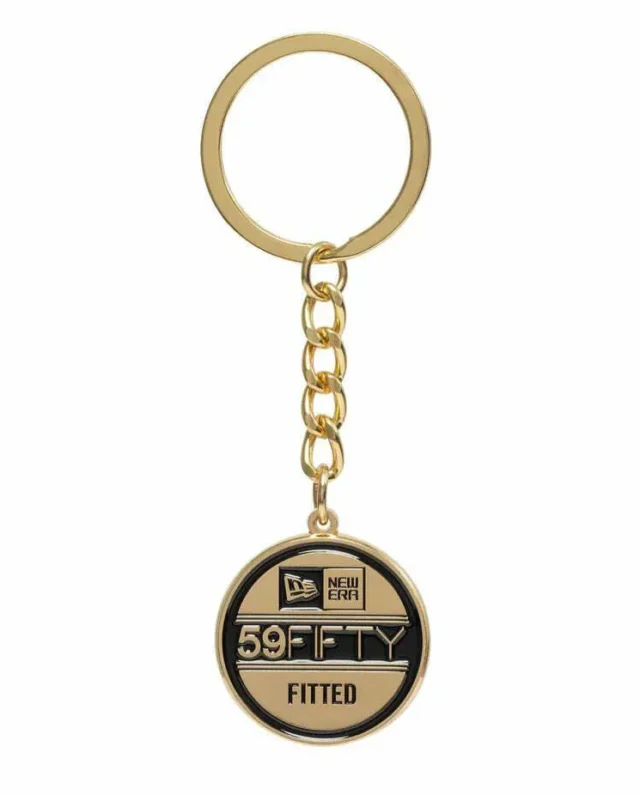 New Era 59Fifty Sticker Keychain Gold 60758545
