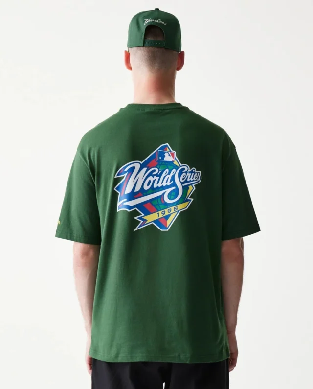 New Era New York Yankees MLB World Series Dark Green T-Shirt 60771584 - NEW ERA