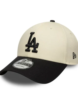 New Era LA Dodgers MLB Colour Block Cream 9FORTY Cap 60771835
