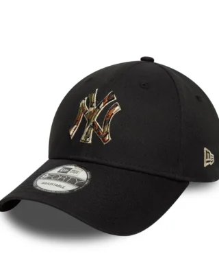 New Era New York Yankees MLB Outline Camo Black 9FORTY Cap 60771853