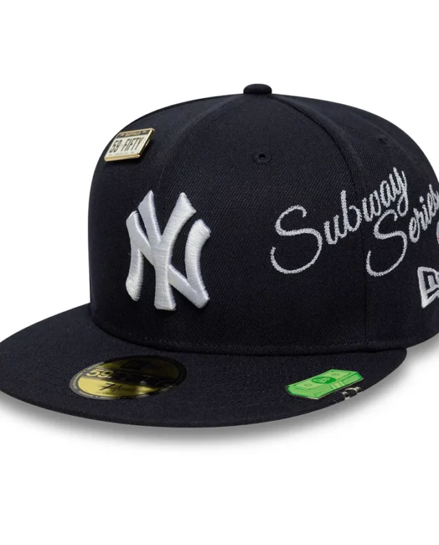 New Era New New York Yankees MLB Subway Series Navy 59FIFTY Fitted Cap 60771856