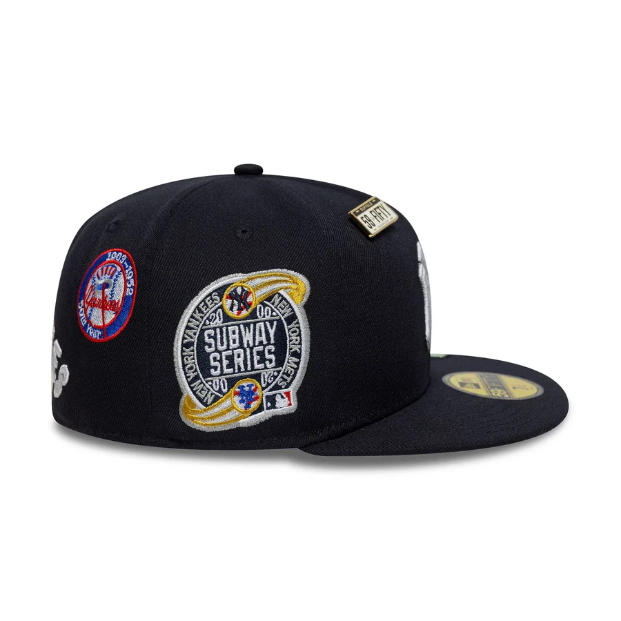 New Era New New York Yankees MLB Subway Series Navy 59FIFTY Fitted Cap 60771856 - Image 2