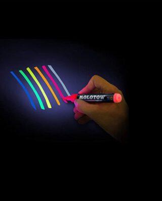 MOLOTOW GRAFX UV-FLUORESCENT PUMP SOFTLINER 1 MM - Molotow