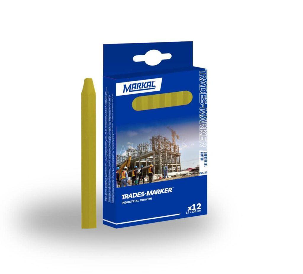 MARKAL FM.120 INDUSTRIAL CRAYON 12-PACK 120MM