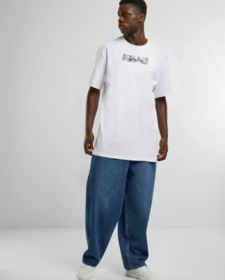 Karl Kani Signature Retro Tee White Km242-027-1 - KARL KANI