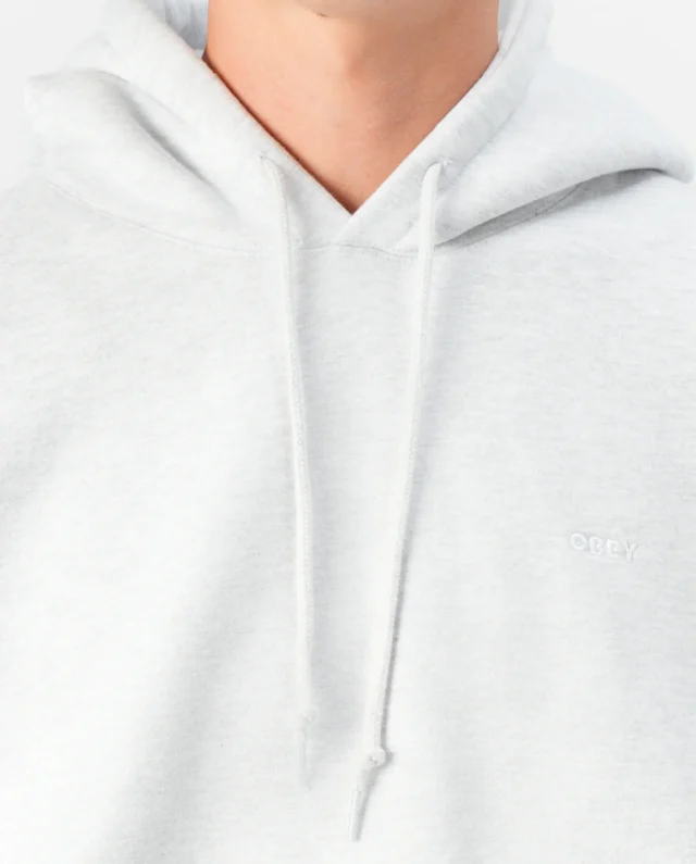 OBEY ESTABLISHED WORKS EYES II HOODIE ASH GREY 112470216 AGRY - Obey