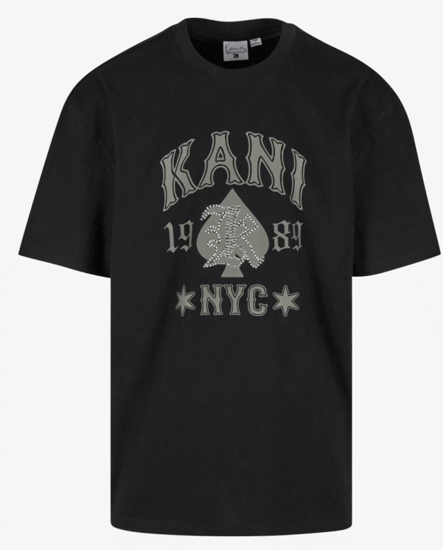 KARL KANI WESTERN PRINT T-SHIRT BLACK KM253-031-1