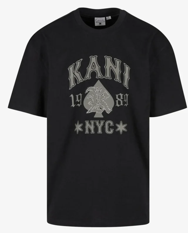 KARL KANI WESTERN PRINT T-SHIRT BLACK KM253-031-1