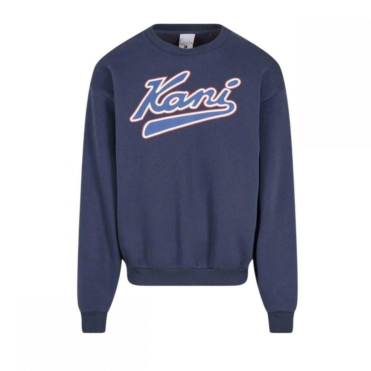 KARL KANI VARSITY PRINT OS CREWNECK BLUE KM253-005-1 - Image 2