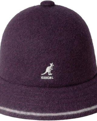Kangol Stripe Casual Bucket Hat Deep Plum Heather K3181ST-DH542