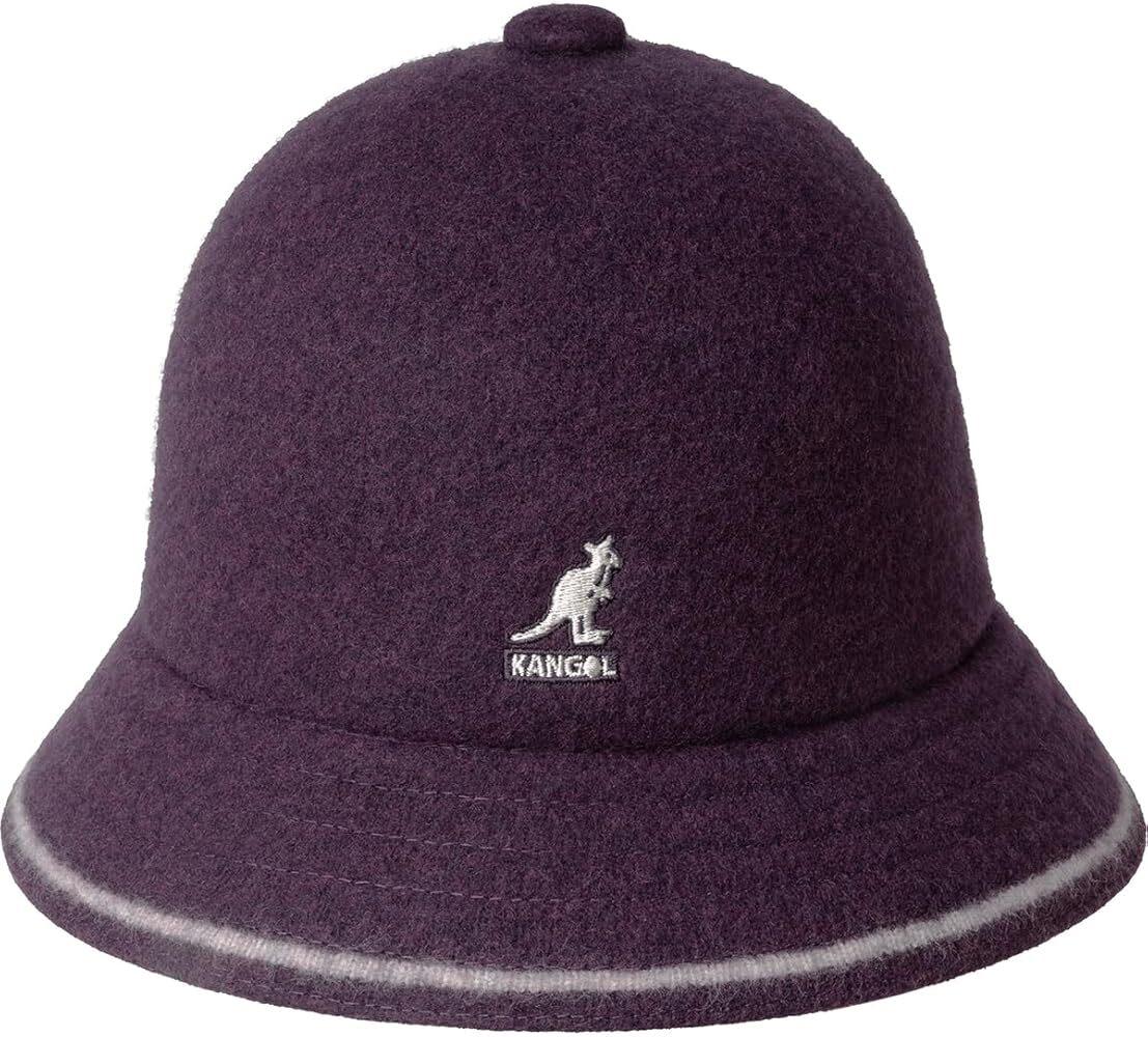 Kangol Stripe Casual Bucket Hat Deep Plum Heather K3181ST-DH542