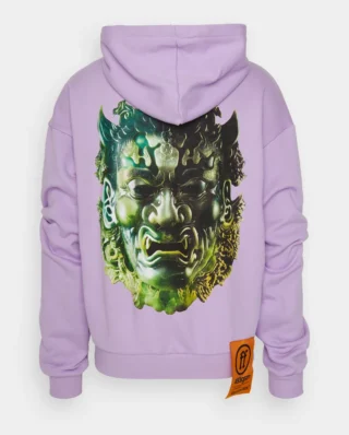 Forgotten Faces Jade Oni Ultra Heavy Cotton Box Oversized Hoodie Lilac FOF0100-00145 - FORGOTTEN FACES