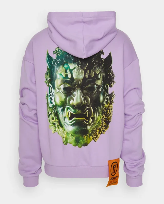 Forgotten Faces Jade Oni Ultra Heavy Cotton Box Oversized Hoodie Lilac FOF0100-00145 - FORGOTTEN FACES