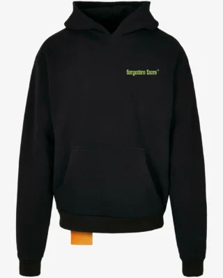 Forgotten Faces Formel F Ultra Heavy Cotton Box Oversized Hoodie Black FOF0089-00007