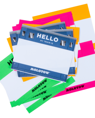 MOLOTOW ”HELLO MY PAINT IS” STICKER SET - Molotow