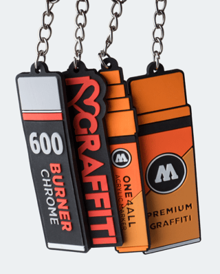 MOLOTOW KEYCHAIN I LOVE GRAFFITI - Molotow