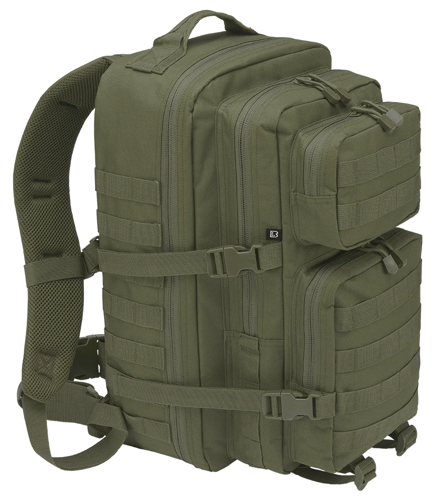 Brandit Backpack Us Cooper Large 40 Liters Olive 50 X 30 X 32 Cm 8008.1