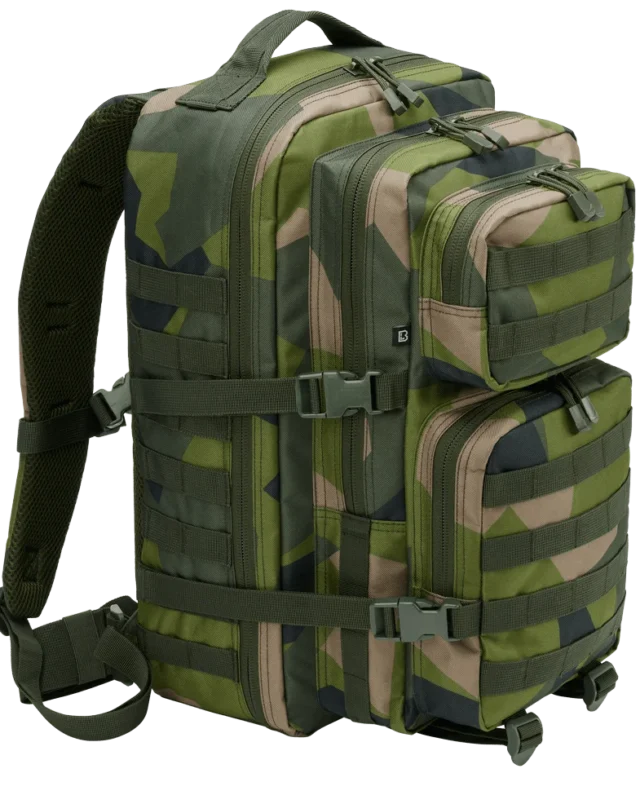 BRANDIT BACKPACK US COOPER LARGE 40 LITERS SWEDISH CAMO 50 x 30 x 32 CM 8008.125