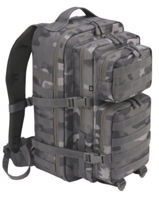 Brandit Backpack Us Cooper Large 40 Liters Grey Camo 50 X 30 X 32 Cm 8008.215