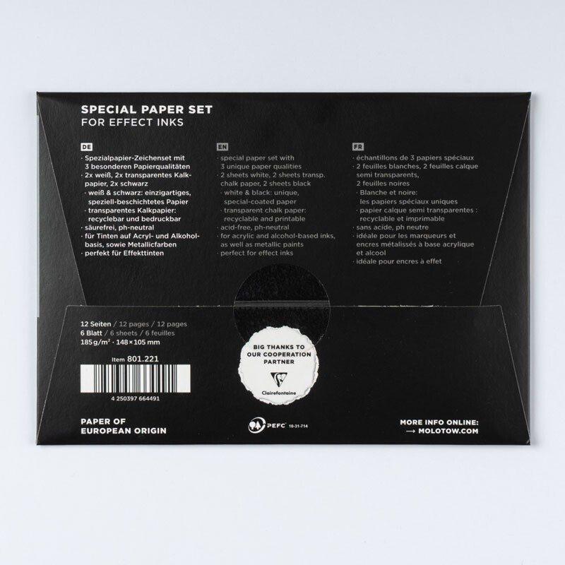 MOLOTOW SPECIAL PAPER SET FOR EFFECT INKS DIN A6 LANDSCAPE - Image 6