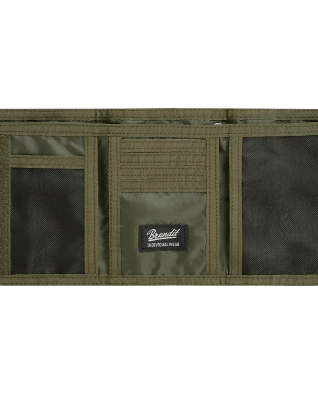 8065-1-V2 BRANDIT WALLET THREE OLIVE 8065.1 9 x 13 x 1 cm - Brandit