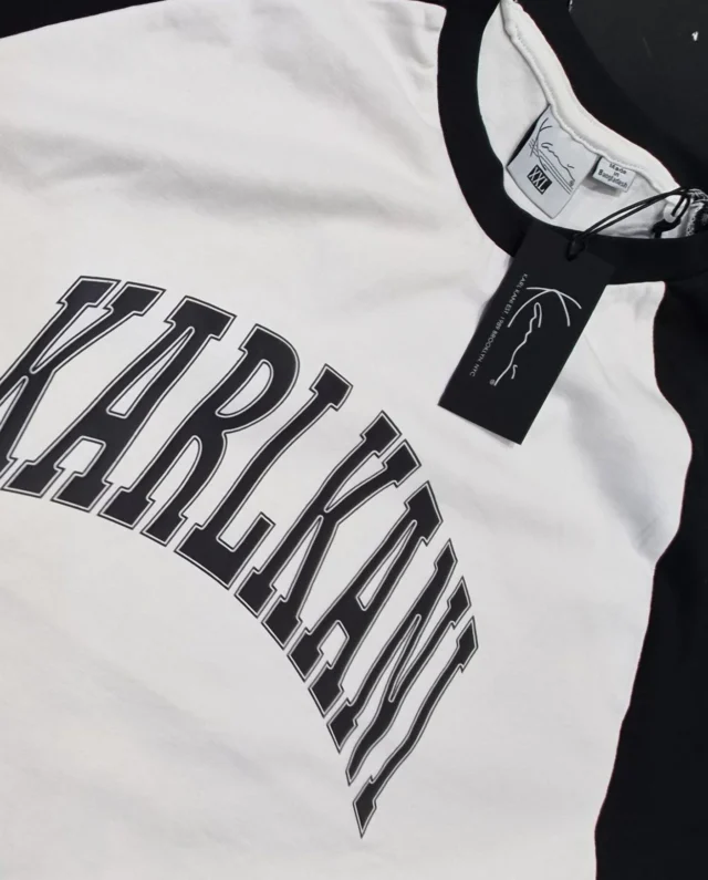 KARL KANI SPORT COLLEGE BOXY RAGLAN T-SHIRT WHITE KM262-016-1 - KARL KANI