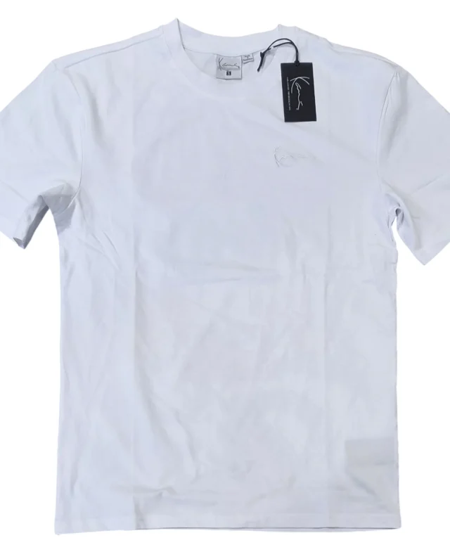 KARL KANI BASEBALL OVERSIZED T-SHIRT WHITE KM262-018-1