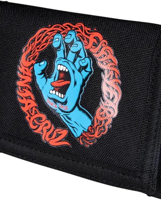 SANTA CRUZ SCREAMING 50 WALLET BLACK 8 x 12 x 4 cm O/S SCA-MNY-0141