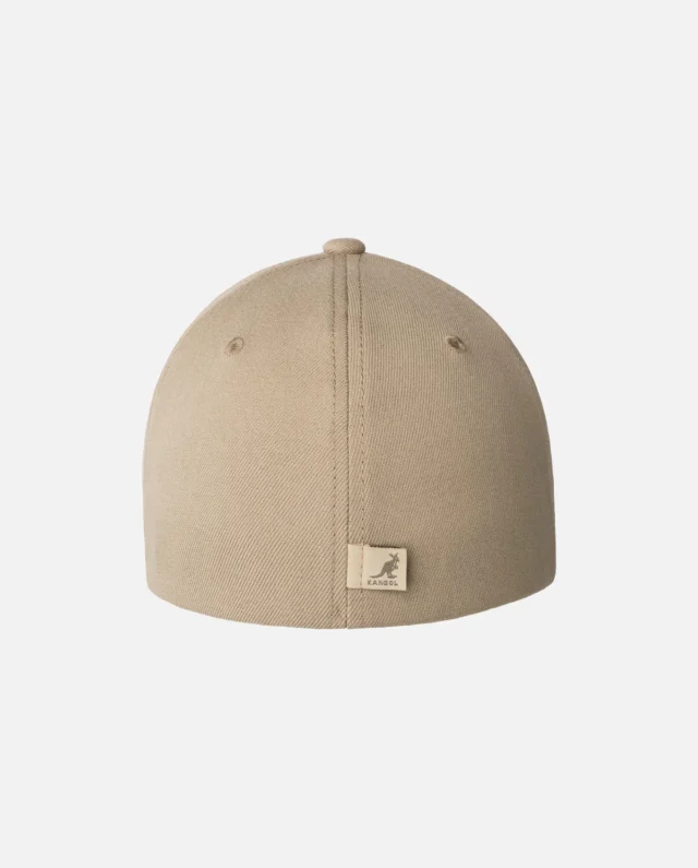 8650BC_BEIGE-BACK_2e1e166d-c8c2-4fd4-a3c6-84e776984600 KANGOL WOOL FLEXFIT BASEBALL BEIGE 8650BC BG265 L/XL - KANGOL