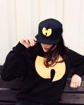 Wu Wear Basic Logo Hoodie Black - Wu Wear