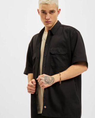 Dickies Short Sleeve Work Shirt Rec Black DK0A4XK7BLK1 - DICKIES