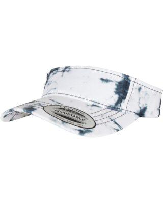 Flexfit Batik Dye Curved Visor Cap black/white 8888BD