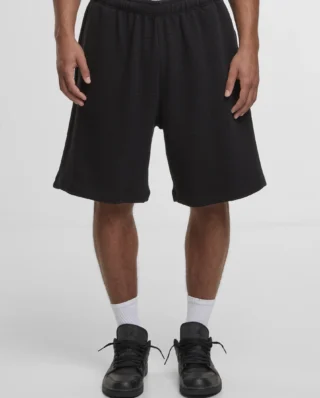KARL KANI SIGNATURE WAFFLE SHORTS BLACK KM261-020-1