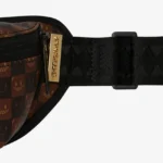 SPRAYGROUND SHARKS IN PARIS WTF BUBBLE BROWN CHECK CROSSBODY B9309 48.2 x 17.1 x 7.6 cm - Image 4