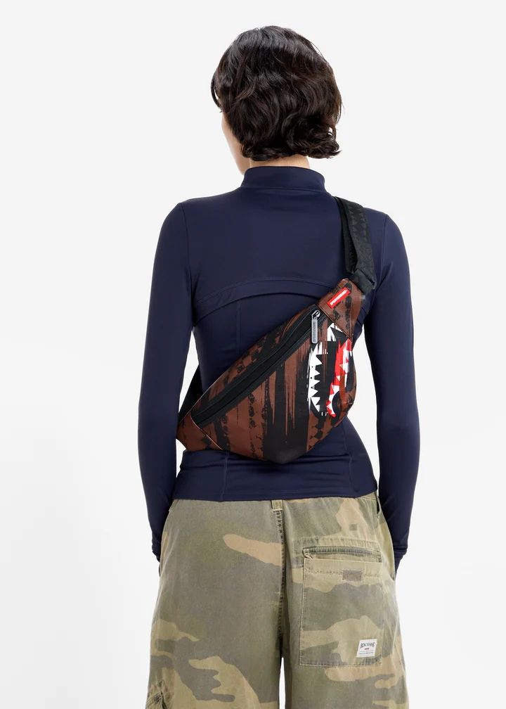 SPRAYGROUND SMEARED GRUNGE SAVVY CROSSBODY B8972 Bag 38cm x 17cm x 4cm - Image 5