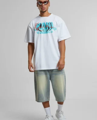 KARL KANI SIGNATURE KANI T-SHIRT WHITE KM252-050-1 - KARL KANI