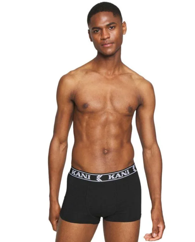 KARL KANI RETRO TAPE 3 PACK BOXER BRIEFS BLACK KM233-BB012-001-01 - KARL KANI