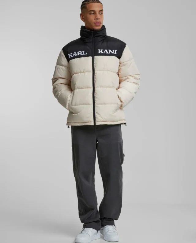 9fc9dd10c3e048b0b8d5b40b2e9eb9a7-scaled Karl Kani Retro Essential Puffer Jacket Light Sand Beige KM-JK012-023-24 - KARL KANI